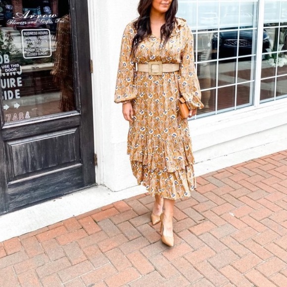 Balloon floral dress - Picture 6 of 6